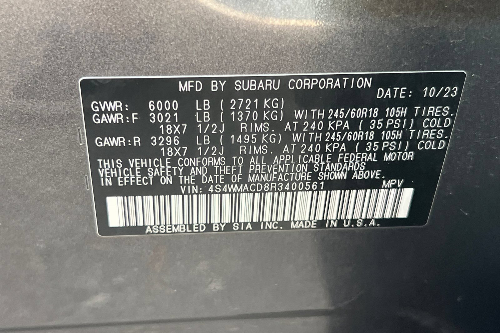 Used 2024 Subaru Ascent Premium w/ Convenience Package AWD/4WD image 53