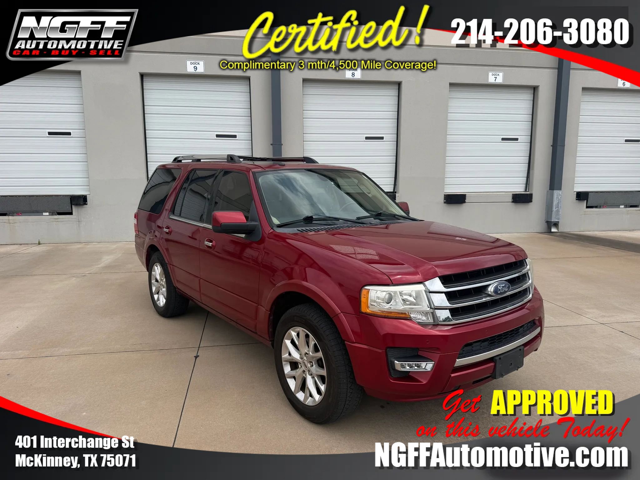 Used 2015 Ford Expedition Limited w/ Equipment Group 301A RWD image 1