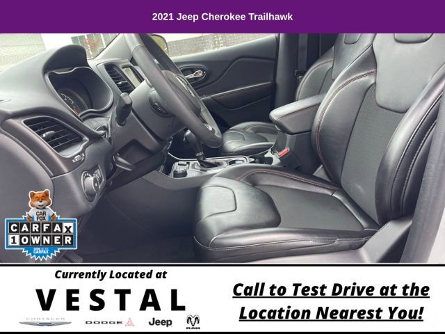Used 2021 Jeep Cherokee Trailhawk AWD/4WD image 10