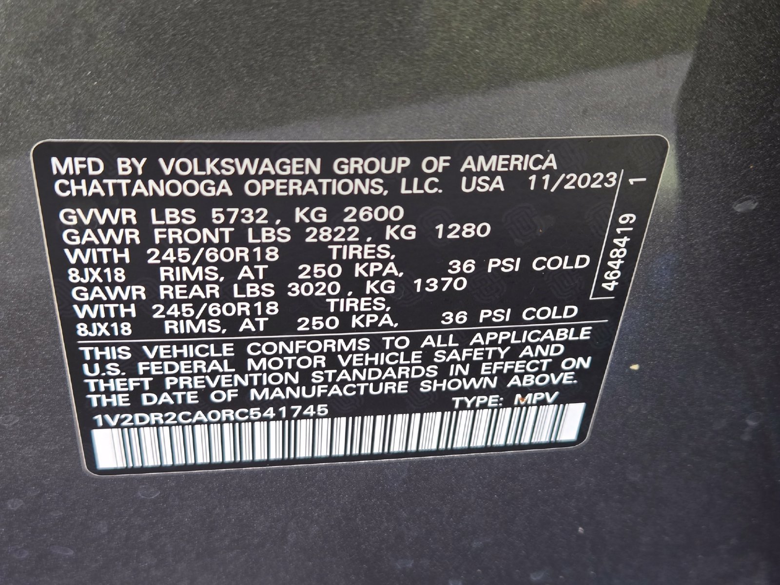 Used 2024 Volkswagen Atlas SE FWD image 33