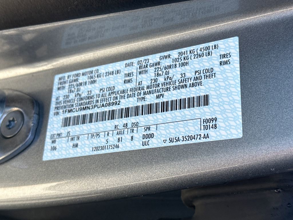 Used 2023 Ford Escape ST-Line w/ Tech Pack #1 image 30