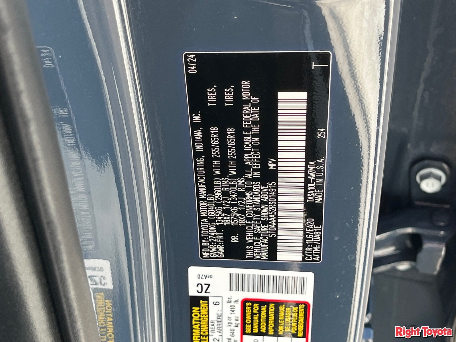 Certified 2024 Toyota Grand Highlander FWD image 34