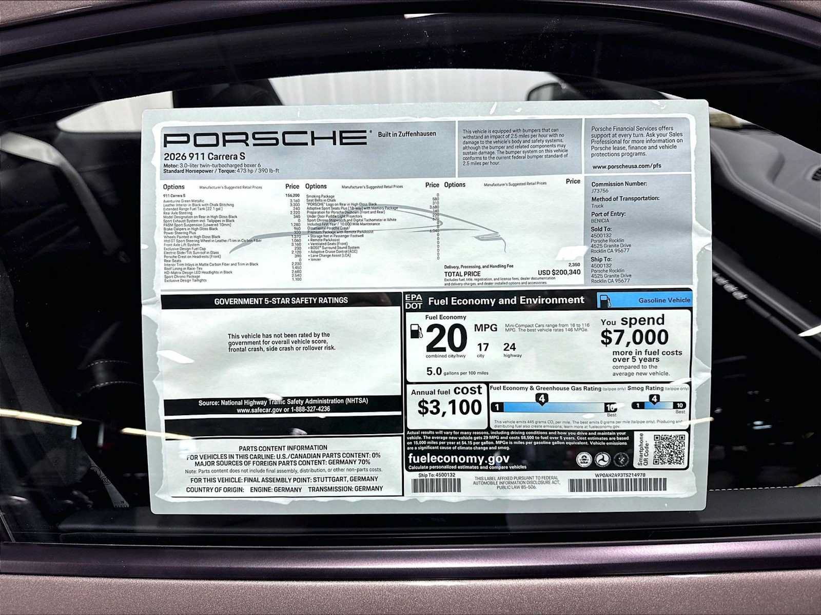 Used 2026 Porsche 911 Carrera S RWD image 32