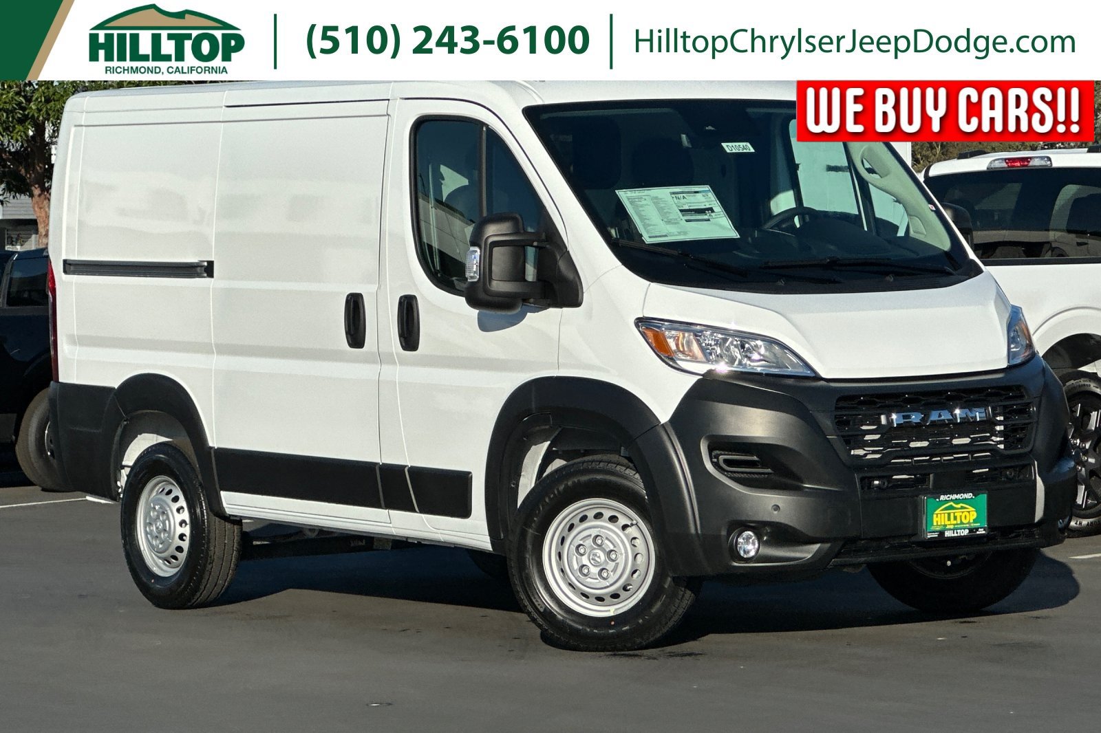 New 2027 RAM ProMaster 1500 w/ Safety Group FWD image 1