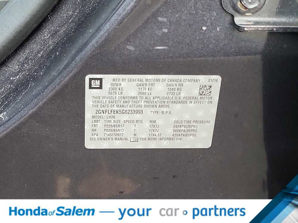 Used 2016 Chevrolet Equinox LT w/ Convenience Package image 20