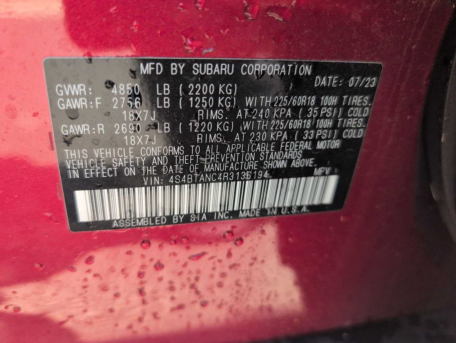 Certified 2024 Subaru Outback Limited AWD/4WD image 34