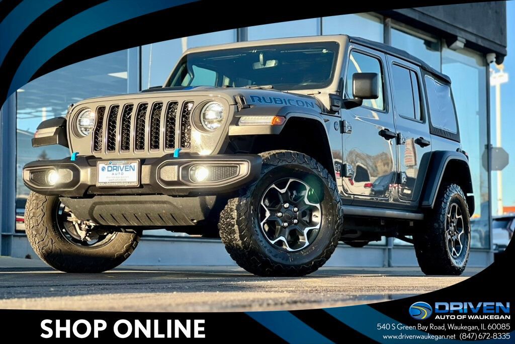 Used 2021 Jeep Wrangler Unlimited Rubicon 4xe AWD/4WD image 1