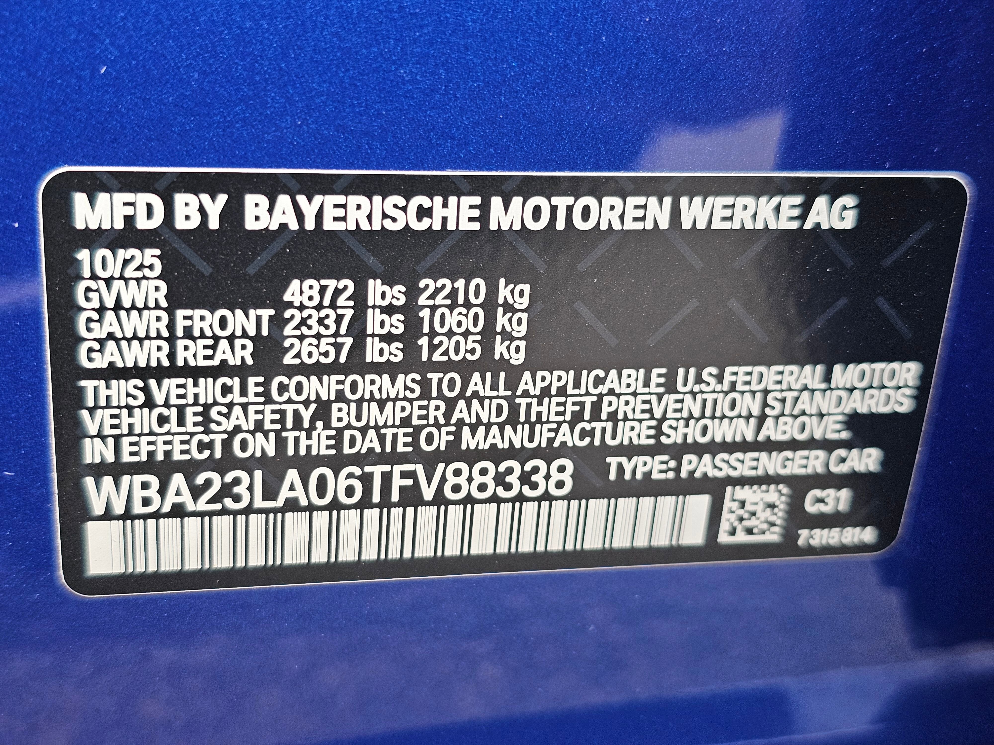 New 2026 BMW 330i xDrive Sedan w/ M Sport Package image 31