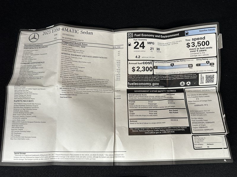 Used 2023 Mercedes-Benz E 350 4MATIC Sedan image 20