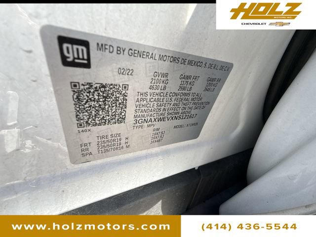 Certified 2022 Chevrolet Equinox RS w/ Infotainment Package image 27