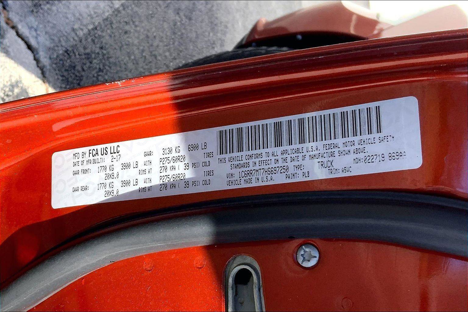 Used 2017 RAM 1500 Sport w/ Copper Sport Package image 29