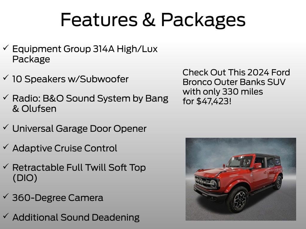 Used 2024 Ford Bronco Outer Banks image 4