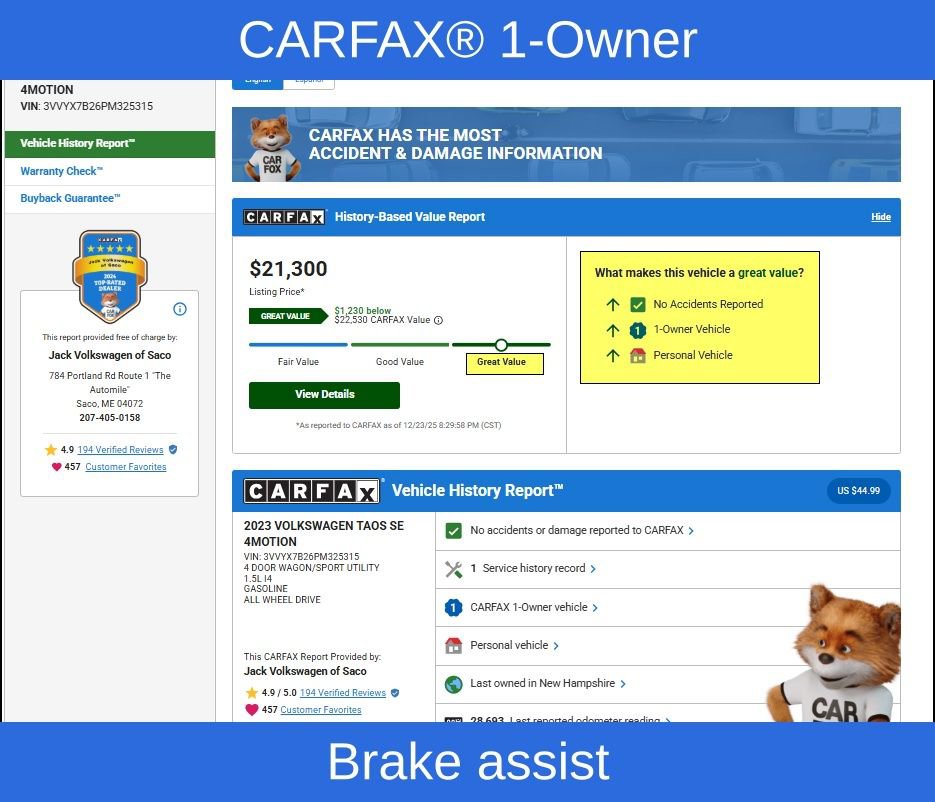 Used 2023 Volkswagen Taos SE image 11