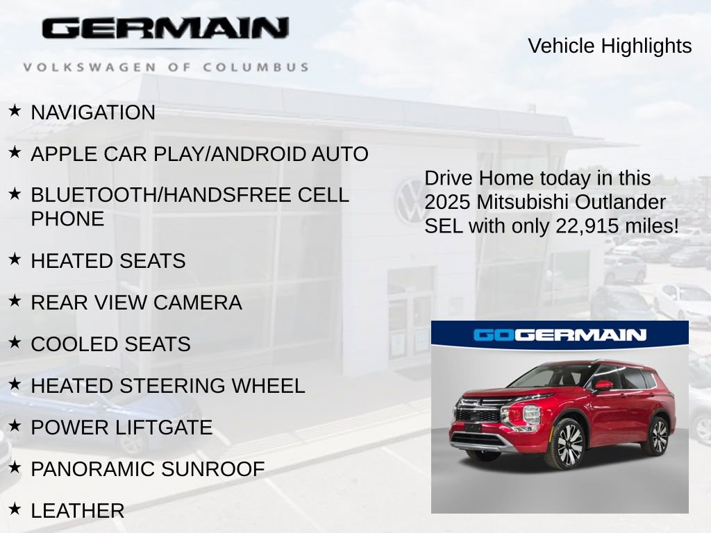 Used 2025 Mitsubishi Outlander SEL image 5