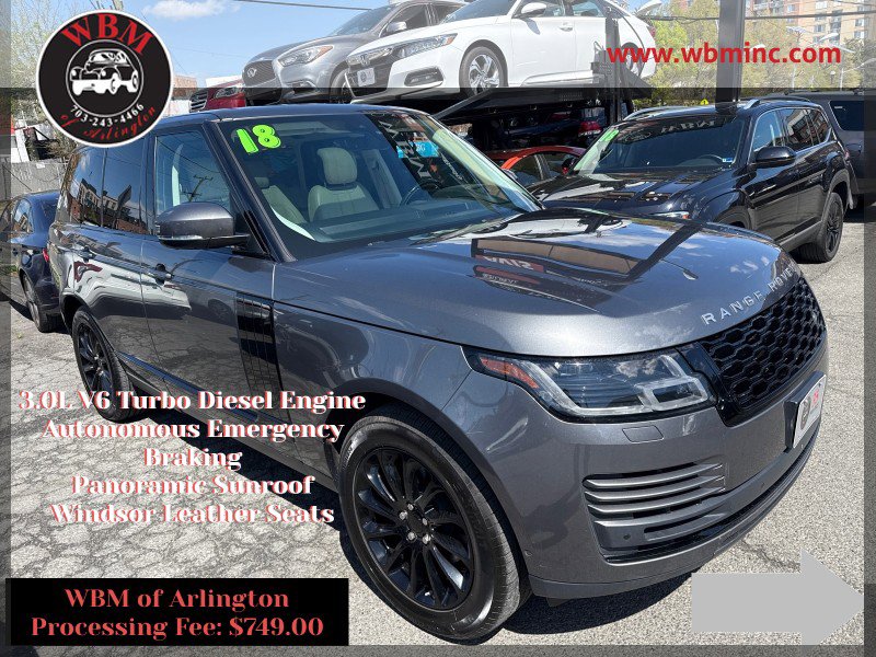 Used 2018 Land Rover Range Rover HSE image 1