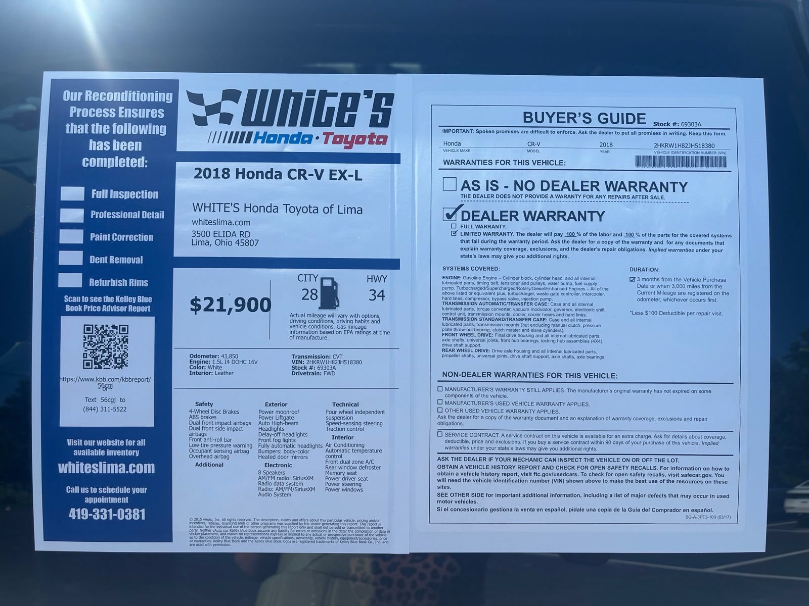 Used 2018 Honda CR-V EX-L image 33