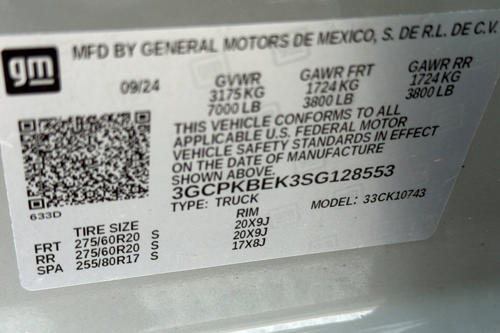 Used 2025 Chevrolet Silverado 1500 Custom AWD/4WD image 24