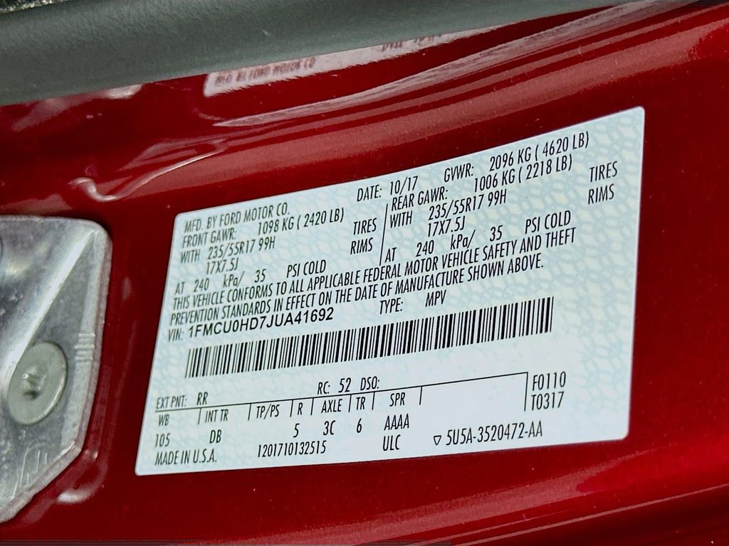 Used 2018 Ford Escape SEL image 31