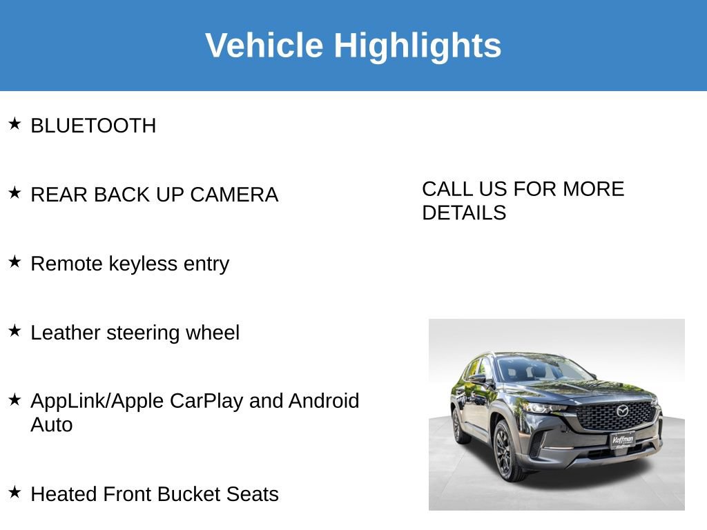 Used 2025 MAZDA CX-50 AWD 2.5 S w/ Preferred Package image 7