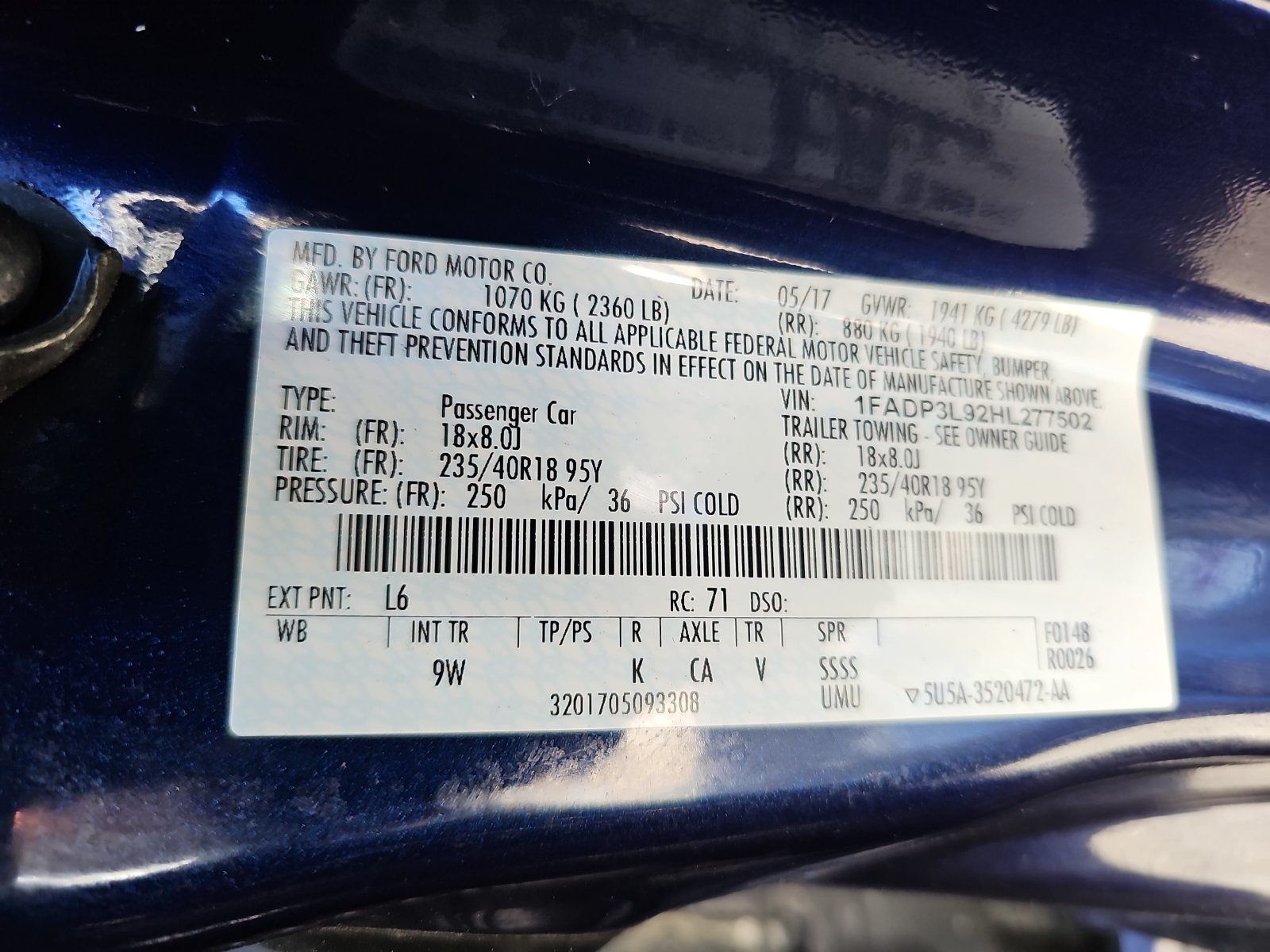 Used 2017 Ford Focus ST w/ Equipment Group 402A FWD image 11