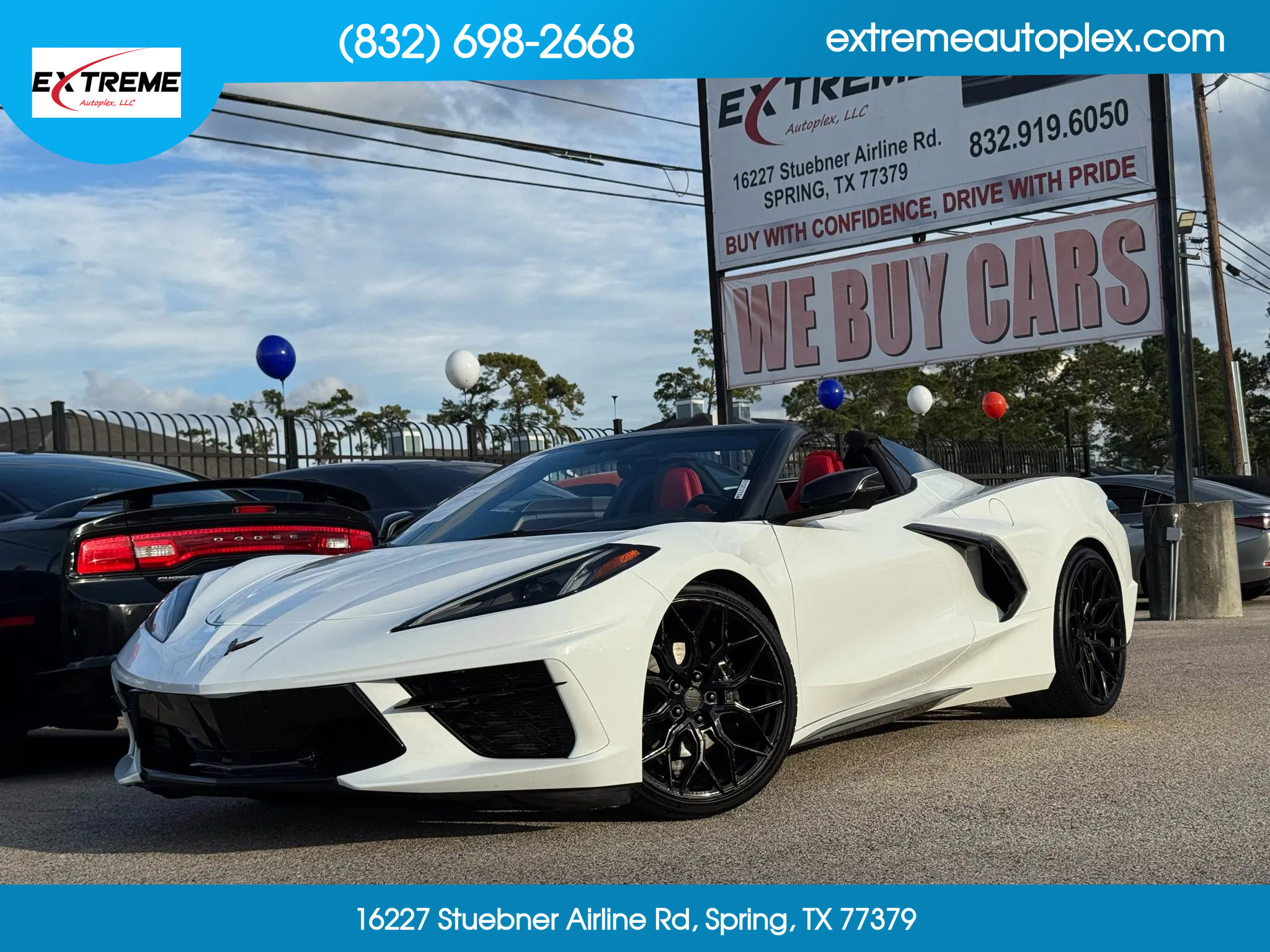 Used 2021 Chevrolet Corvette Stingray Convertible w/ Battery Protection Package image 1