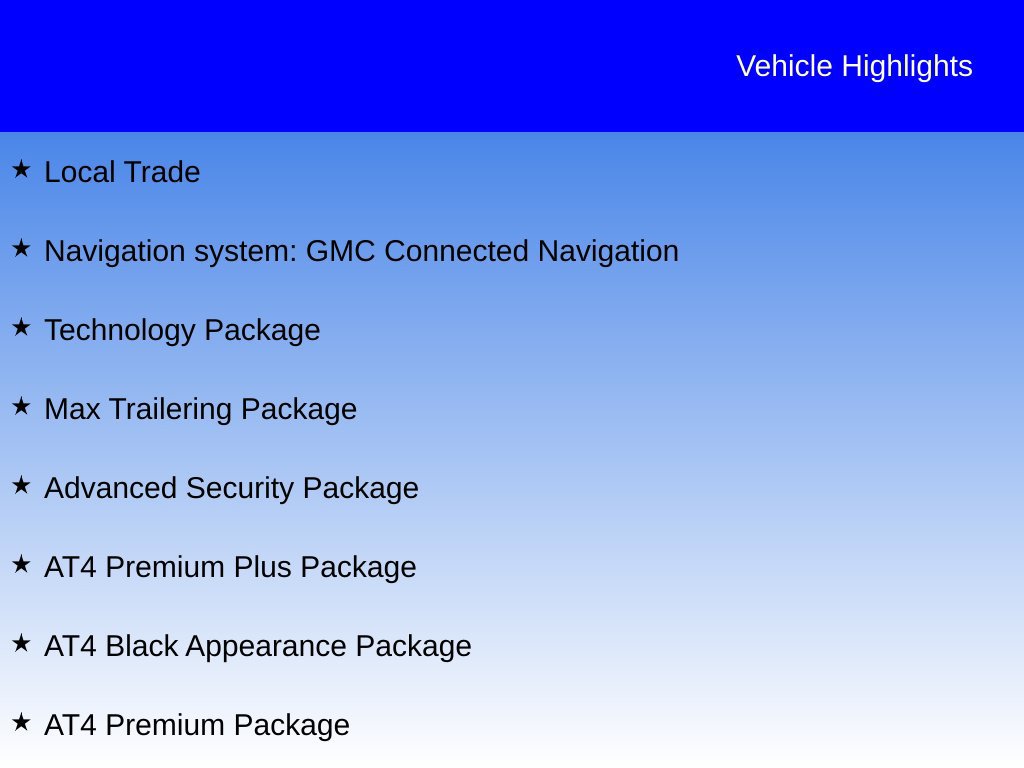 Used 2026 GMC Yukon XL AT4 w/ AT4 Premium Plus Package AWD/4WD image 4