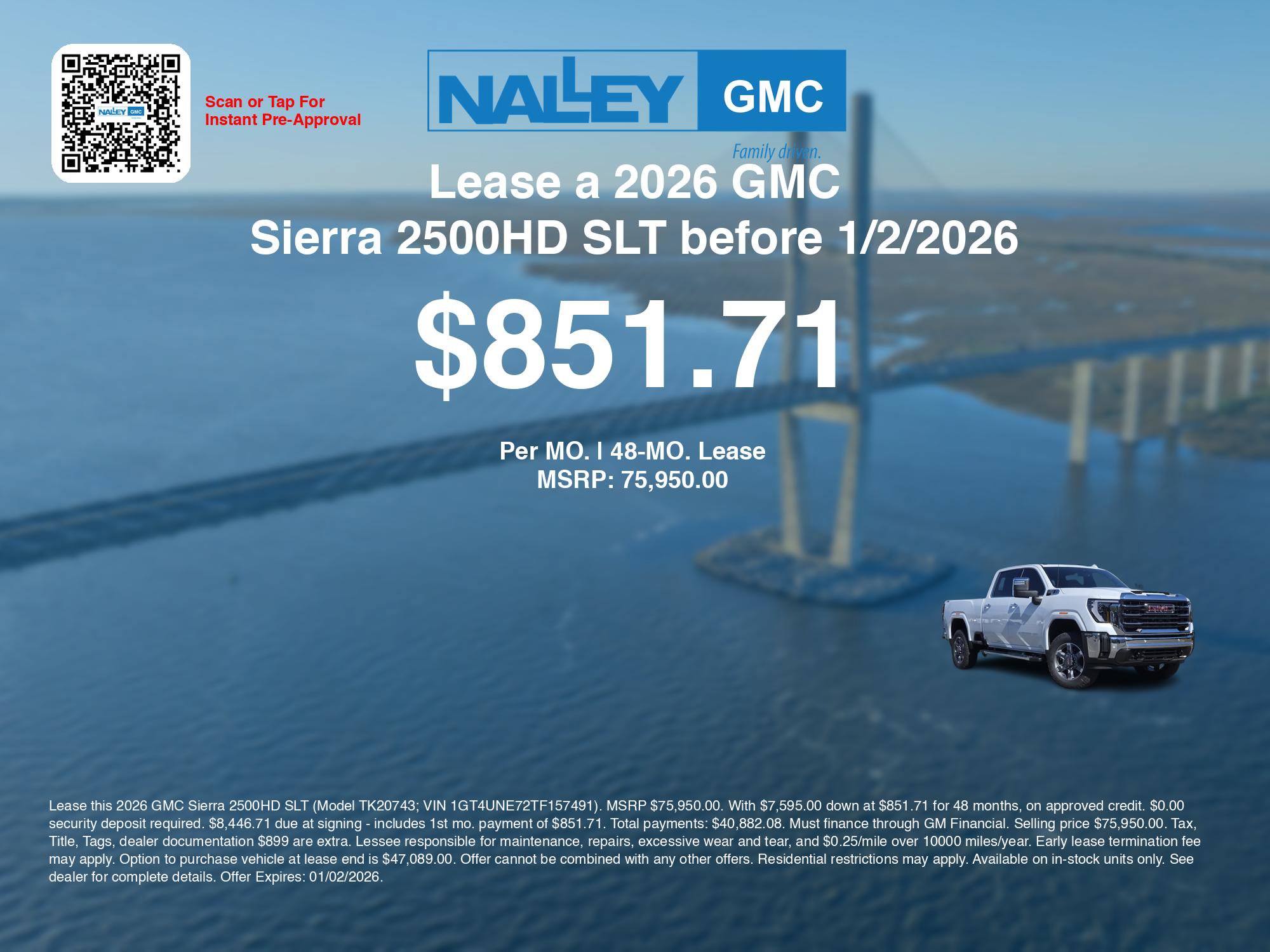 New 2026 GMC Sierra 2500 SLT image 3
