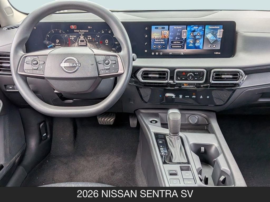 New 2026 Nissan Sentra SV w/ Floor Mat Package FWD image 13