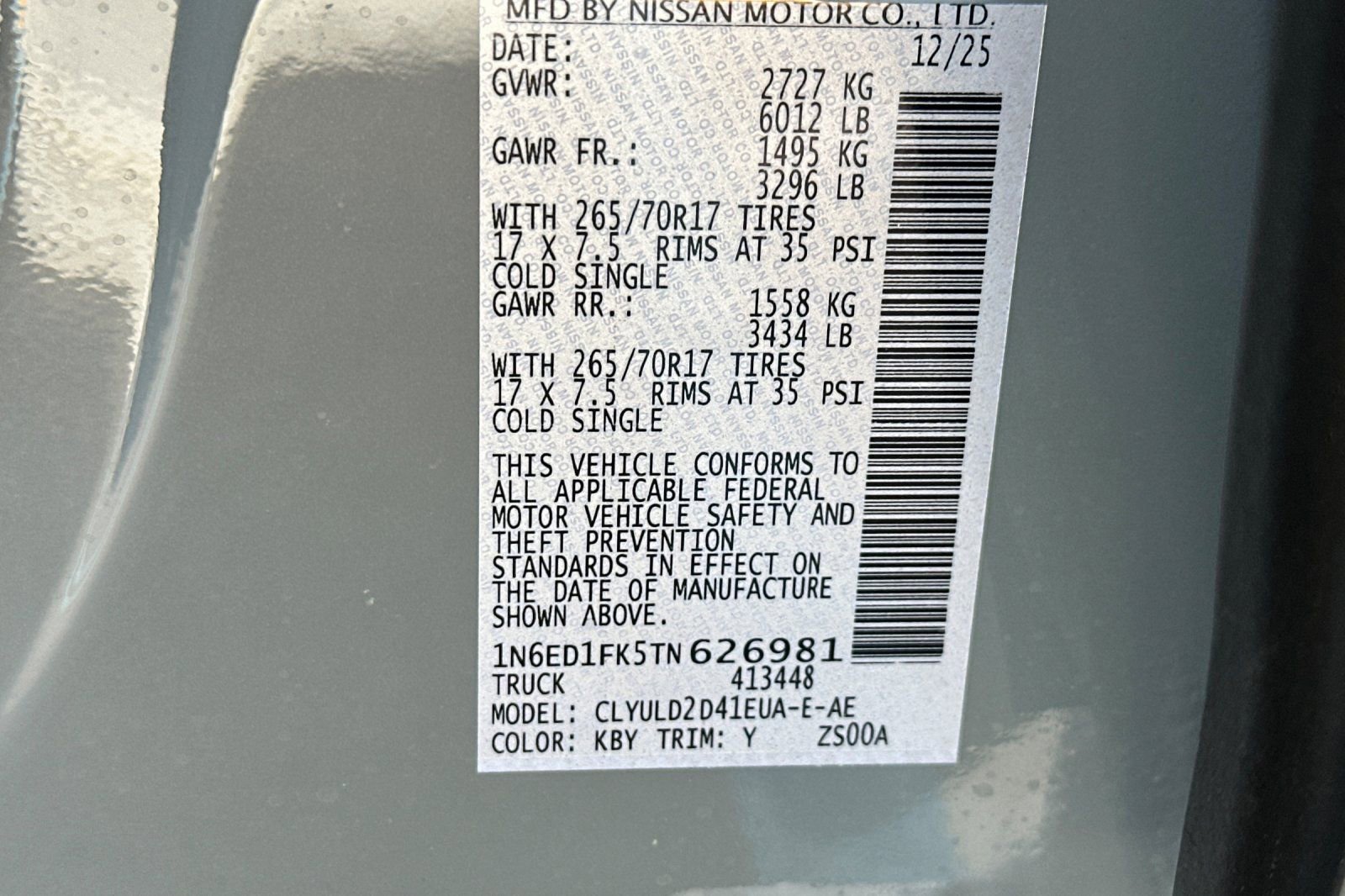 New 2026 Nissan Frontier PRO-4X w/ Pro Premium Package image 33