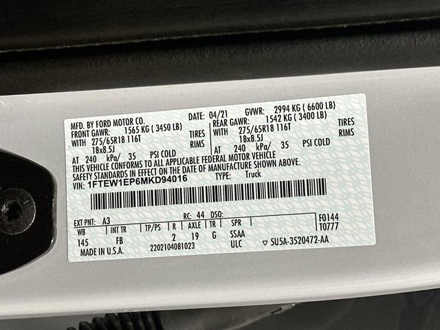 Used 2021 Ford F150 XLT w/ Equipment Group 302A High image 33