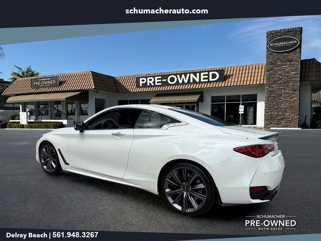 Used 2021 INFINITI Q60 Red Sport 400 w/ Carbon Fiber Package RWD image 5