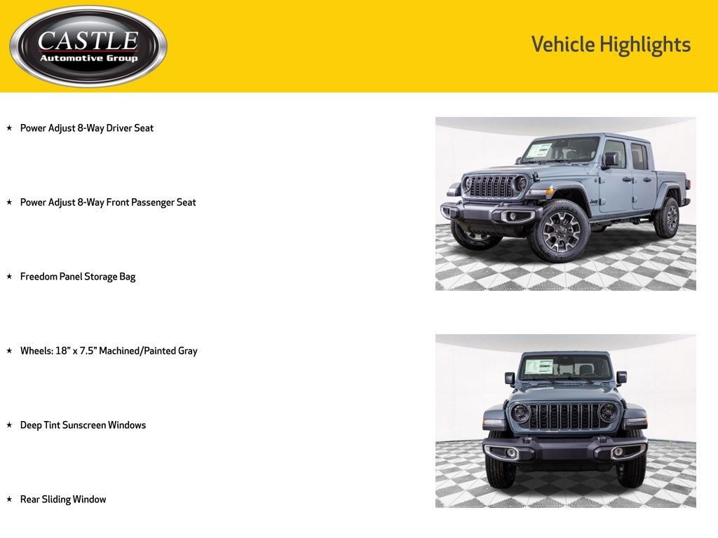 New 2026 Jeep Gladiator Sport AWD/4WD image 20