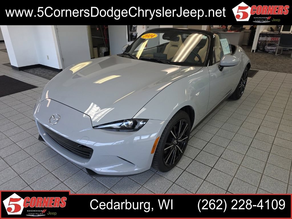 Used 2024 MAZDA MX-5 Miata Grand Touring w/ Weather Package RWD image 1