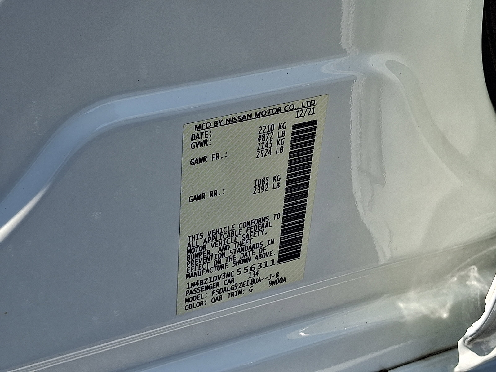 Certified 2022 Nissan Leaf SL Plus image 26