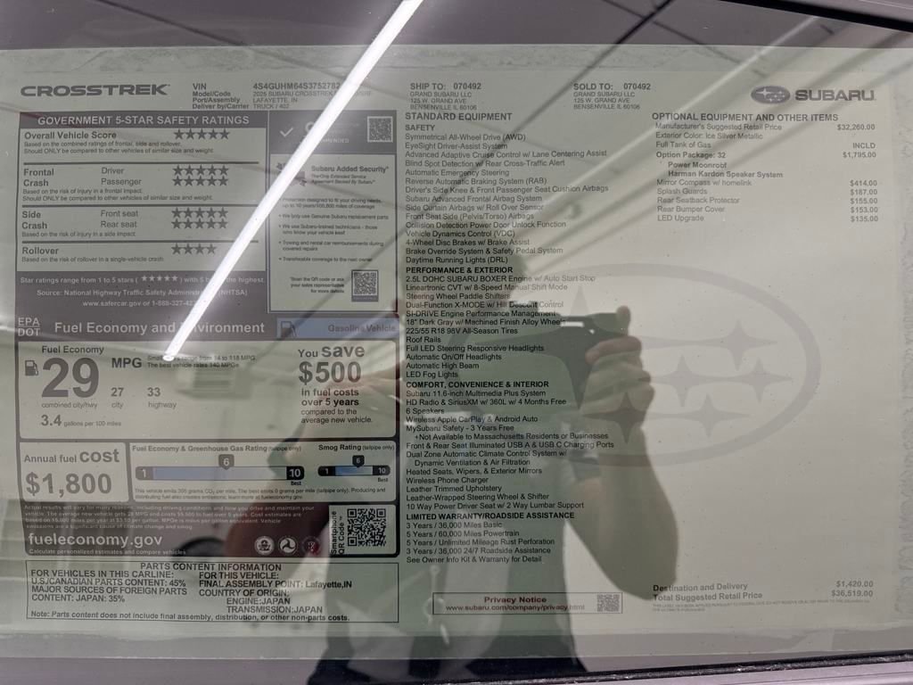 New 2025 Subaru Crosstrek 2.5i Limited image 26