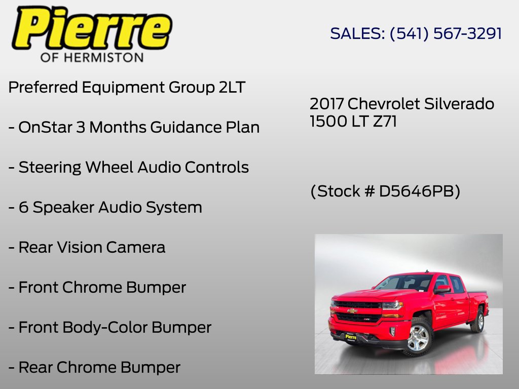 Used 2017 Chevrolet Silverado 1500 LT w/ All Star Edition AWD/4WD image 24
