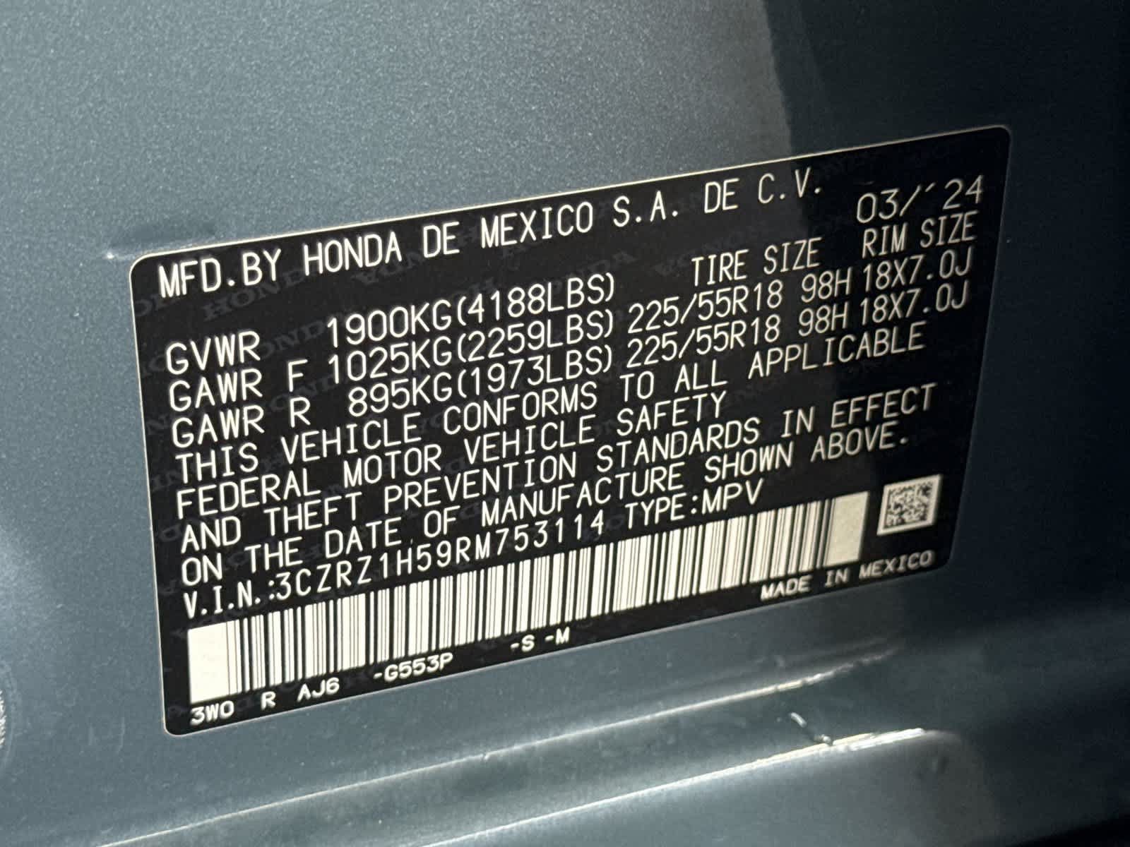 Used 2024 Honda HR-V Sport image 29