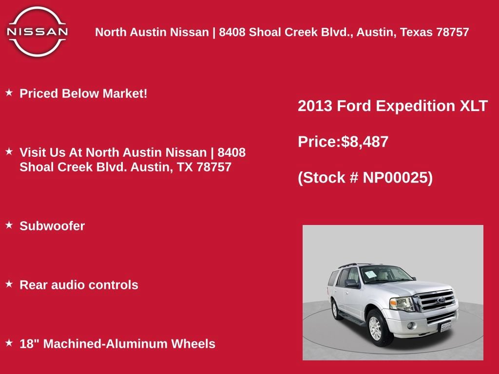 Used 2013 Ford Expedition XLT w/ HD Trailer Tow Pkg RWD image 11