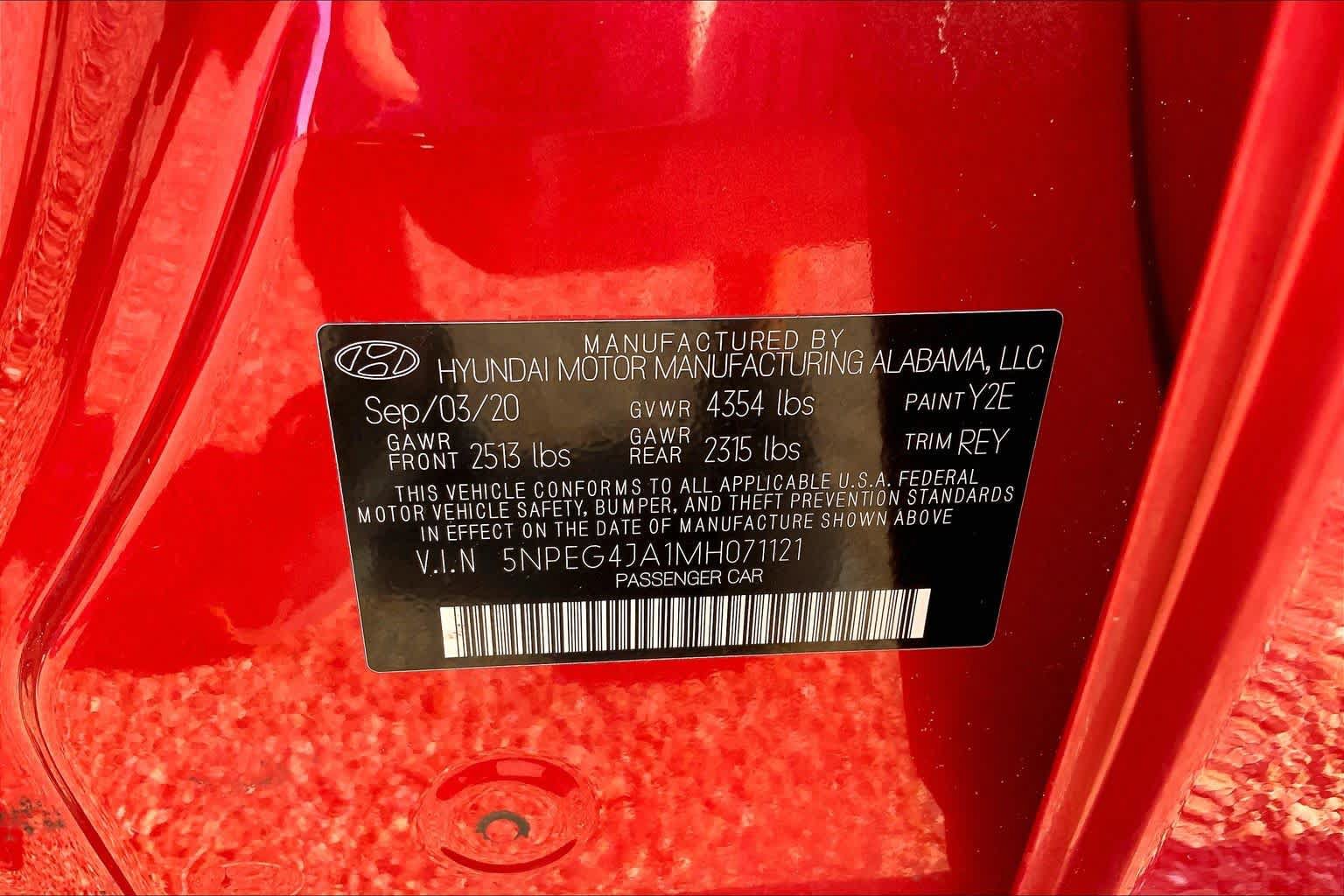 Used 2021 Hyundai Sonata SE FWD image 34