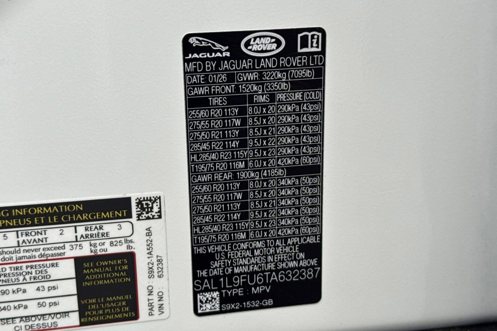 New 2026 Land Rover Range Rover Sport Dynamic SE AWD/4WD image 19