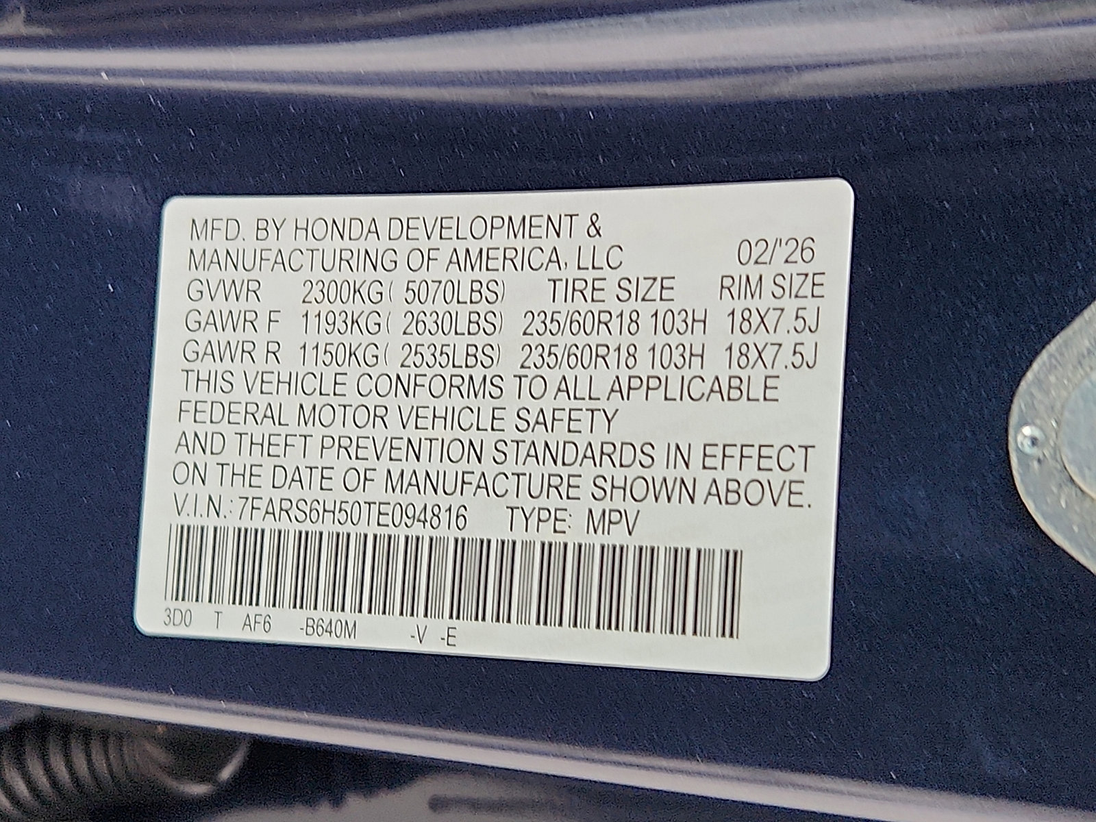 New 2026 Honda CR-V Sport image 17
