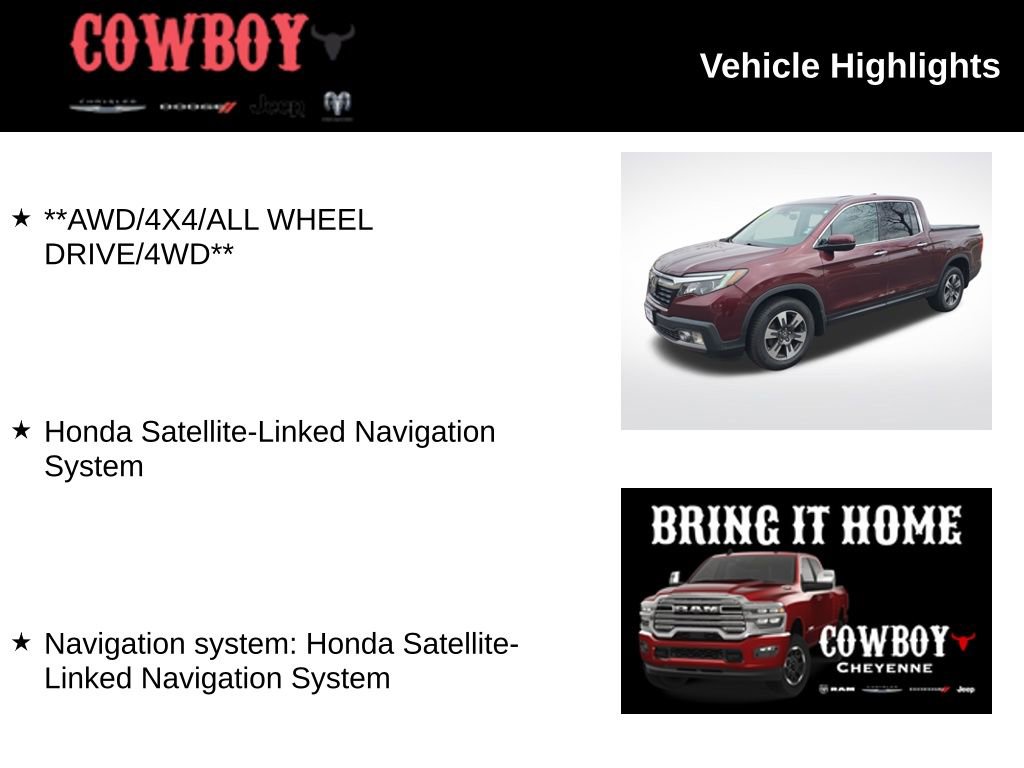 Used 2019 Honda Ridgeline RTL-E image 2