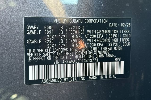 New 2026 Subaru Ascent Bronze Edition AWD/4WD image 26