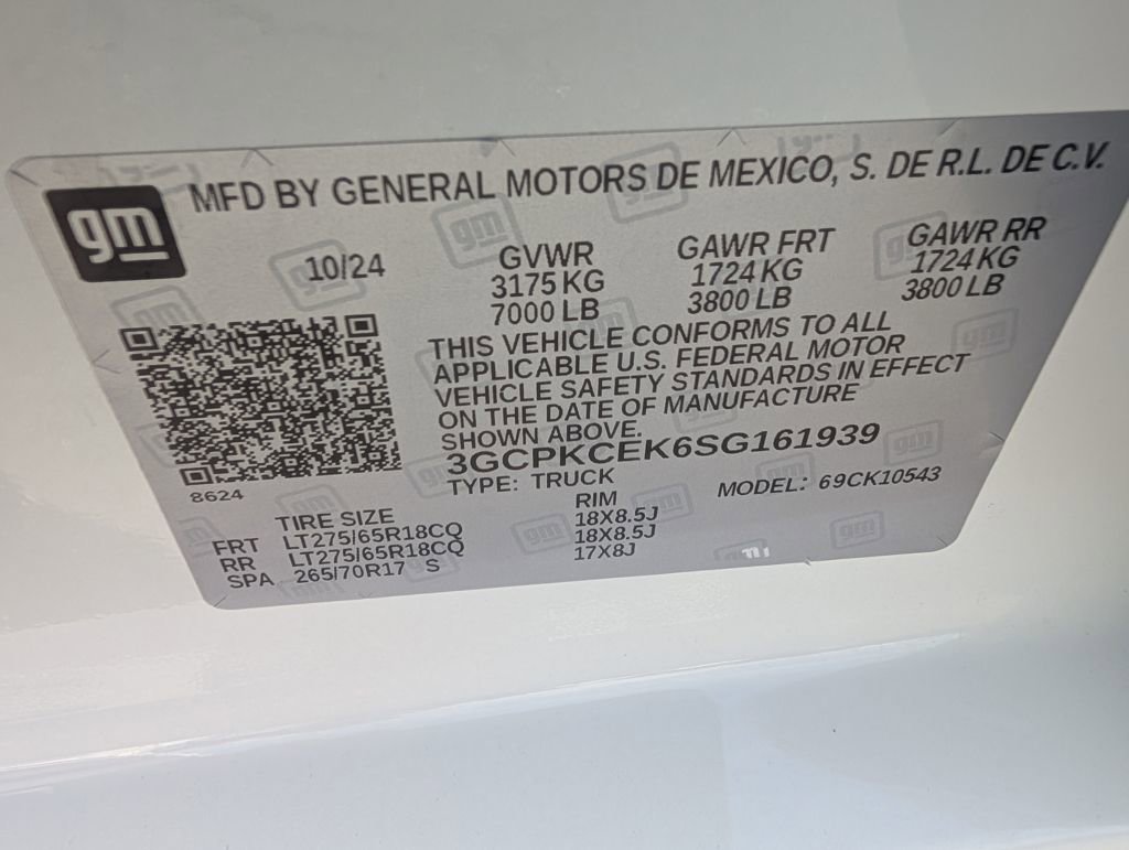 Used 2025 Chevrolet Silverado 1500 Custom Trail Boss image 23