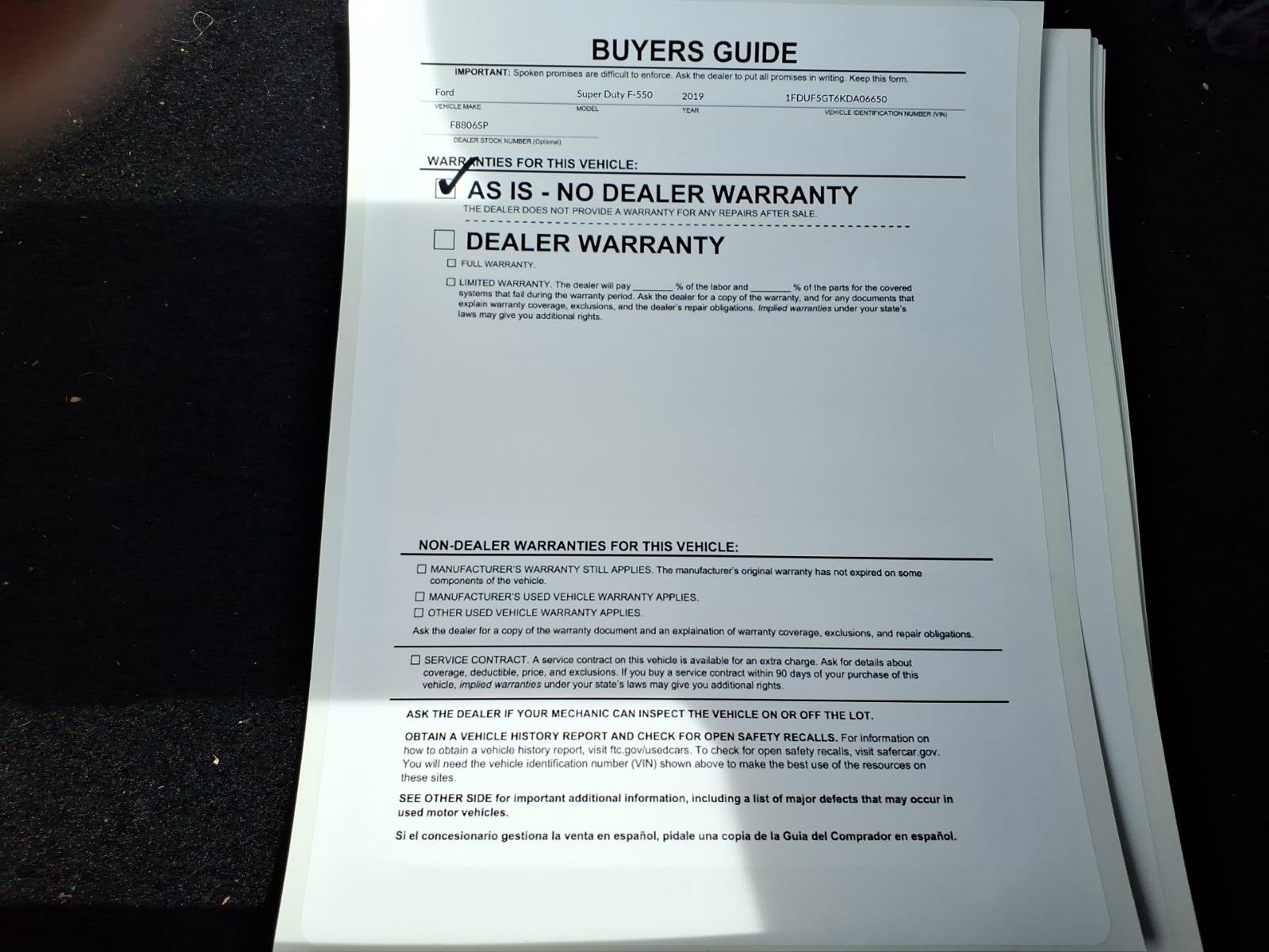 Used 2019 Ford F550 2WD Regular Cab Super Duty image 32