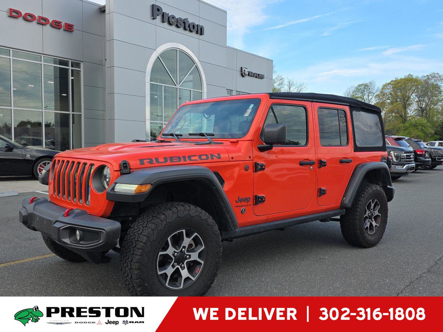 Used 2023 Jeep Wrangler Unlimited Rubicon w/ LED Lighting Group AWD/4WD image 1
