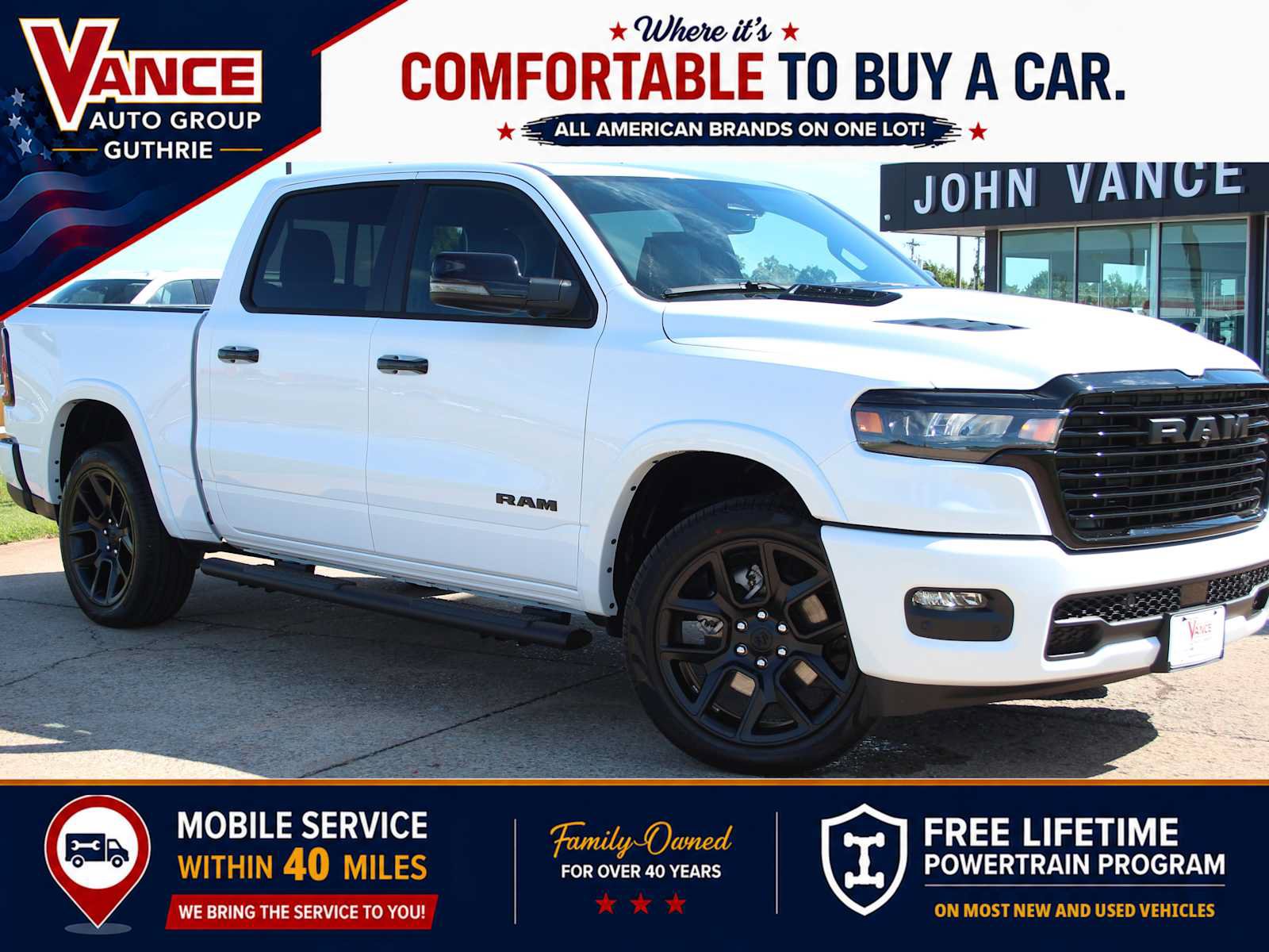 Used 2025 RAM 1500 Laramie w/ Night Edition AWD/4WD image 1