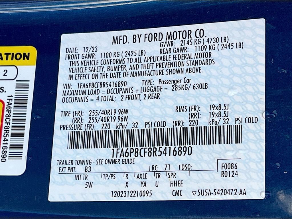 Used 2024 Ford Mustang GT Premium RWD image 31