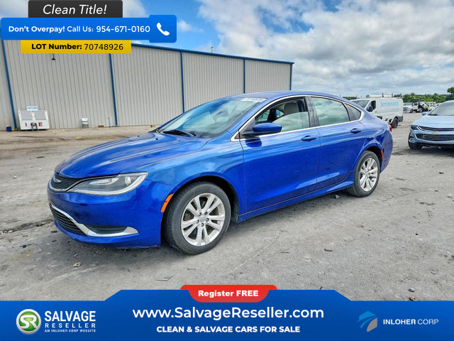 Used 2015 Chrysler 200 Limited FWD image 1