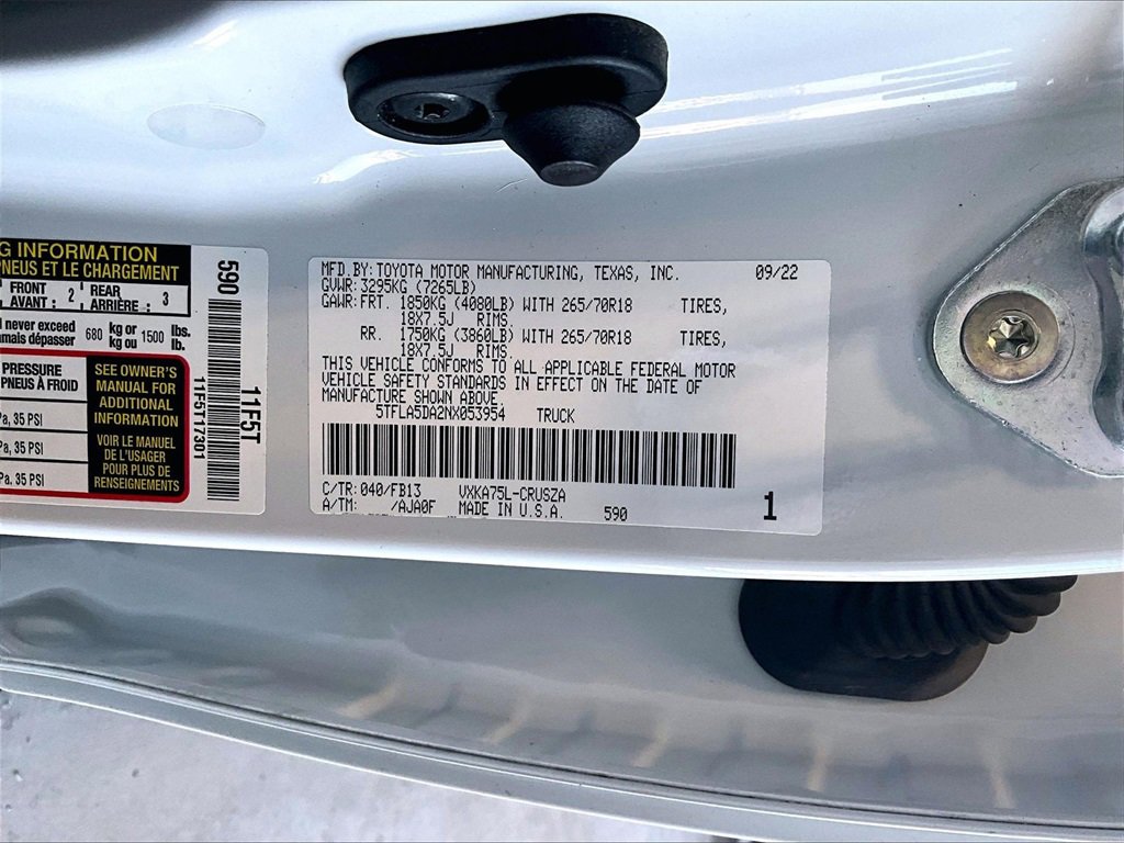 Used 2022 Toyota Tundra SR5 image 34